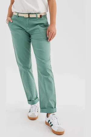 Gémo Pantalon carotte en coton stretch femme