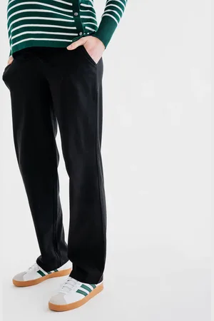 Gémo Pantalon de grossesse droit en jersey avec lien à la taille