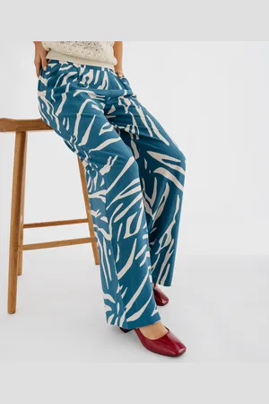 Gémo Pantalon fluide imprimé coupe large femme