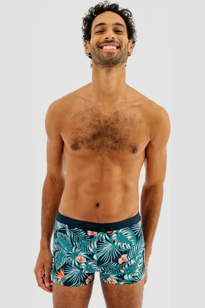 Gémo Maillot de bain boxer imprimé tropical homme