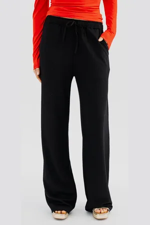 Gémo Pantalon large en maille fluide avec ceinture élastique femme