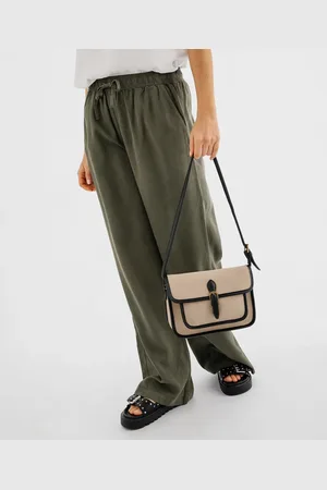 Gémo Pantalon large en maille fluide avec ceinture élastique femme