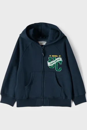 Gémo Sweat zippé à capuche grand imprimé dos garçon - Camps United