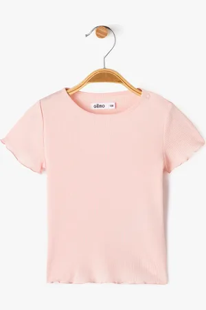 Gémo Tee-shirt à manches courtes en maille côtelée bébé fille