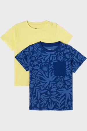 Gémo Tee-shirt à manches courtes imprimés bébé garçon (lot de 2)