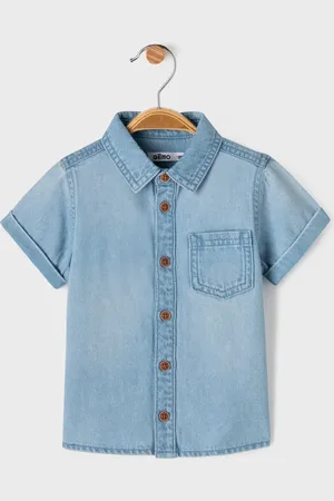 Gémo Chemise en jean à manches courtes bébé garçon