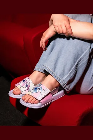 Disney Sandales de piscine à motifs Stitch et Angel avec élastique au talon fille - Disney