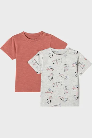 Gémo Tee-shirt à manches courtes imprimés bébé garçon (lot de 2)