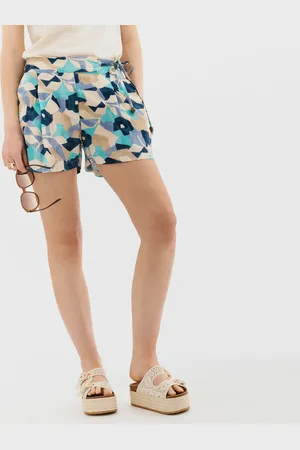 Gémo Short fluide en viscose avec liens à la taille femme