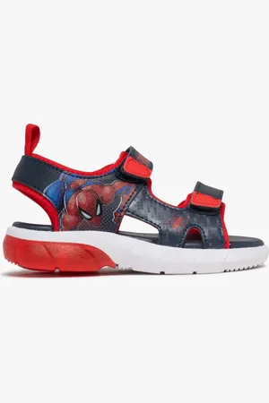 SPIDERMAN Sandales sport à double scratch imprimées à semelle lumineuse garçon -