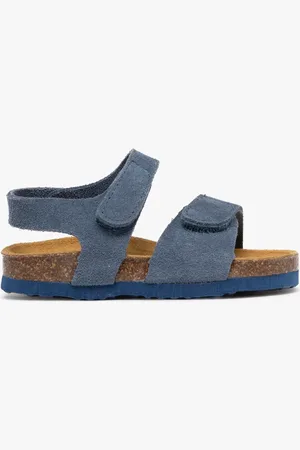Gémo Sandales en cuir avec double bride à scratch bébé garçon - NA