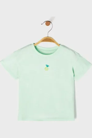 Gémo Tee-shirt manches courtes brodé bébé fille