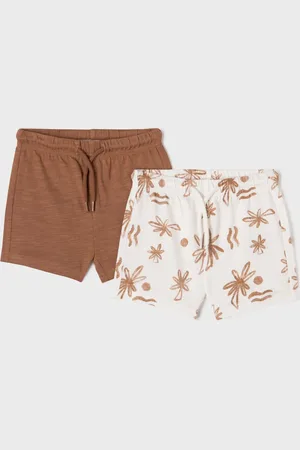 Gémo Short en coton avec taille ajustable bébé garçon (lot de 2)