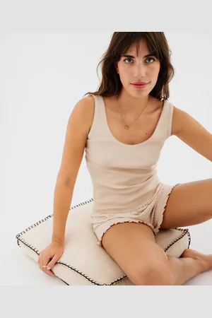 Gémo Débardeur lingerie en maille côtelée femme