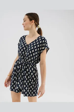 Gémo Combishort imprimé en viscose fluide femme