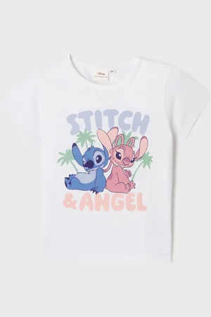 Disney Tee-shirt manches courtes avec motif Stitch fille - Disney