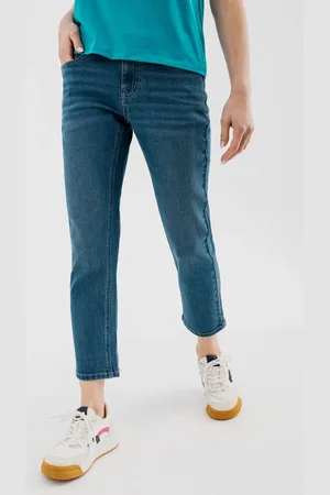 Gémo Pantacourt en jean stretch coupe slim femme