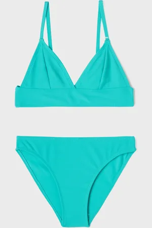 Gémo Maillot de bain 2 pièces en maille côtelée unie fille