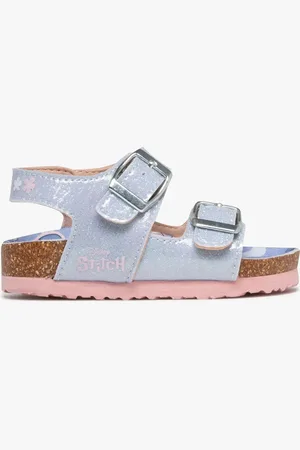 Lulu castagnett Sandales à brides pailletées et semelle intérieure imprimée bébé fille - Stitch