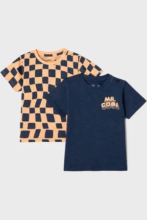 Gémo Tee-shirt à manches courtes imprimés bébé garçon (lot de 2)