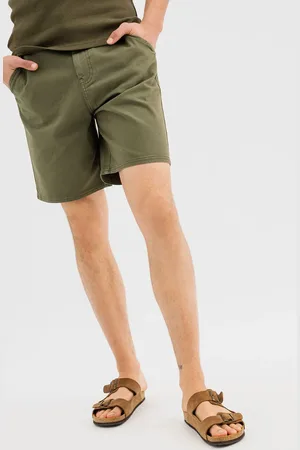 Gémo Bermuda chino en coton stretch à taille élastique homme