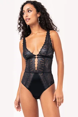 Gémo Body en dentelle scintillante avec dos ouvert femme