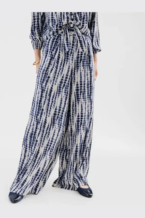 Gémo Pantalon large en viscose fluide tie-and-dye femme
