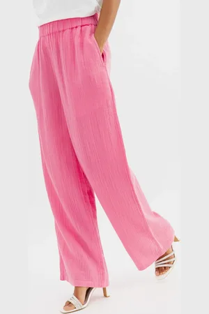 Gémo Pantalon large en gaze de coton femme