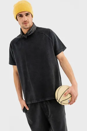 Gémo Sweat manches courtes en maille extensible délavée homme
