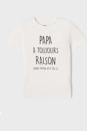 Gémo Tee-shirt manches courtes avec inscription garçon