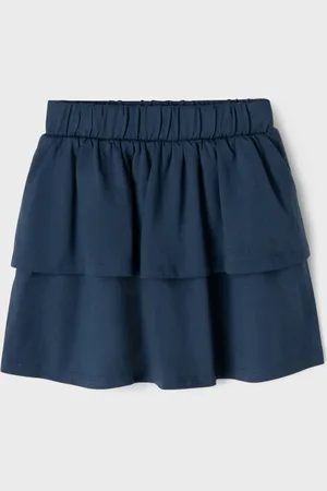 Gémo Jupe en maille à volant et taille élastique fille