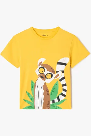 Gémo Tee-shirt manches courtes avec motif exotique garçon