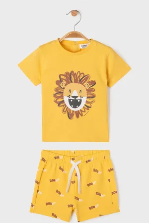 Gémo Ensemble 2 pièces à motifs animaliers bébé garçon