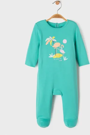 Gémo Pyjama dors-bien à pont dos en coton à motif bébé
