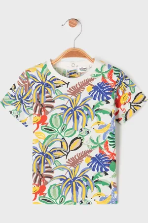 Gémo Tee-shirt manches courtes à motifs animaliers bébé garçon