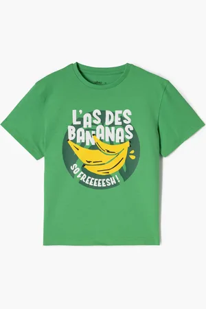 Gémo Tee-shirt manches courtes avec motif exotique garçon