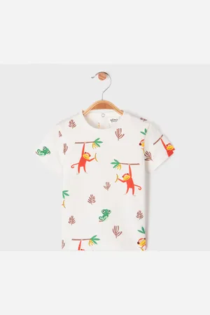 Gémo Tee-shirt manches courtes à motifs animaliers bébé garçon