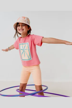 Gémo Tee-shirt manches courtes coupe oversize avec motif pailleté fille