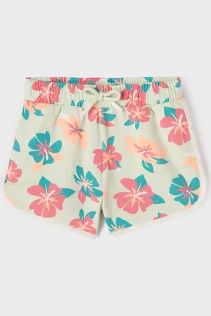 Gémo Short en maille à motifs fleuris fille