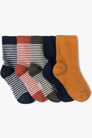 Gémo Chaussettes à rayures bébé garçon (lot de 5)