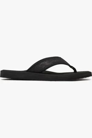 Isotoner Tongs femme légères à brides pailletées -