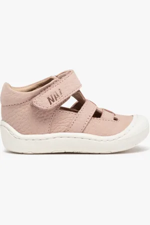 NA! Sandales premiers pas bébé fille en cuir –