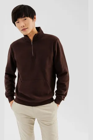 Gémo Sweat à col zippé et poche kangourou homme