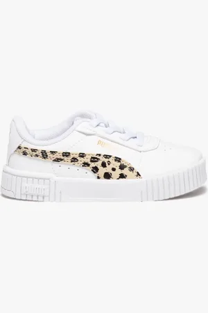 PUMA Baskets bébé fille unies à lacets détail fantaisie -
