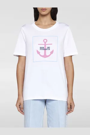 Baum und Pferdgarten T-Shirt Femme couleur