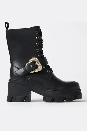 VERSACE Bottines Plates Femme couleur