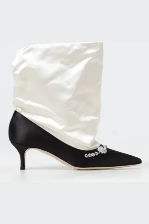Manolo Blahnik Bottines Plates Femme couleur