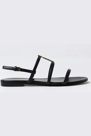 Saint Laurent Sandales Plates Femme couleur