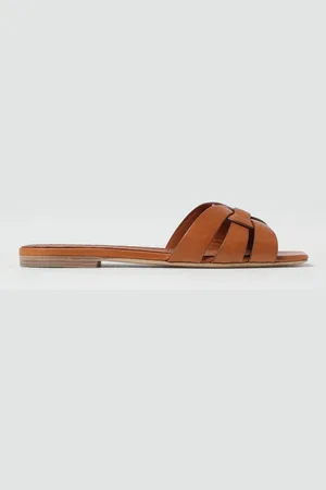 Saint Laurent Sandales Plates Femme couleur