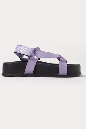 Moschino Sandales Plates Femme couleur